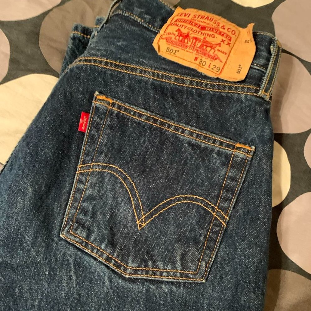Levi's 501® ORIGINAL FIT JEANS Dark Wash W30 L29